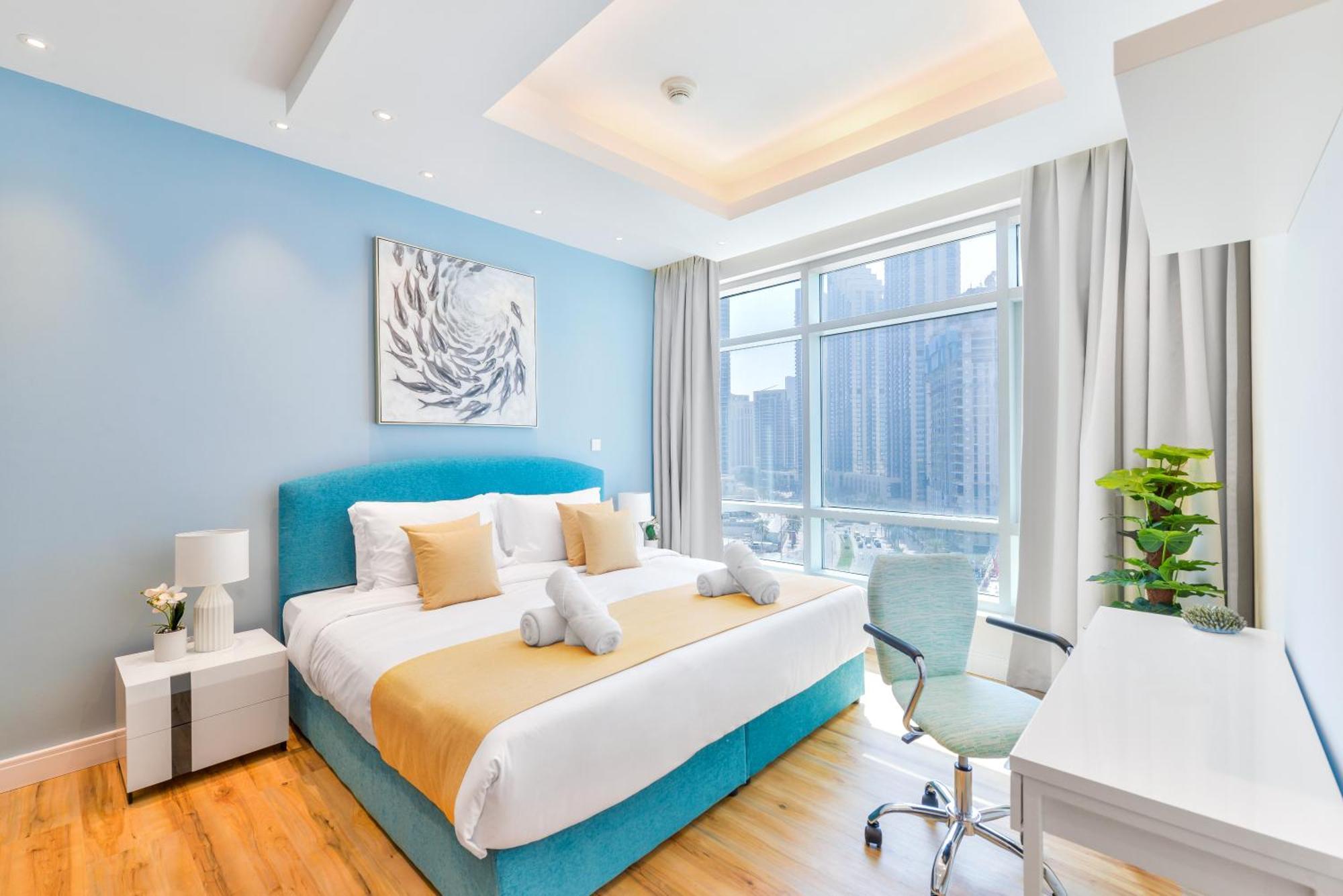 شقة Lofts - Downtown Luxury - 5 Min Walk To Dubai Fountain! المظهر الخارجي الصورة